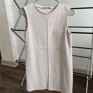 Sleeveless Cream Dress